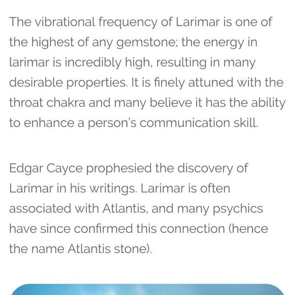 Sterling Silver Larimar Shell Bracelet - Picture 13 of 14